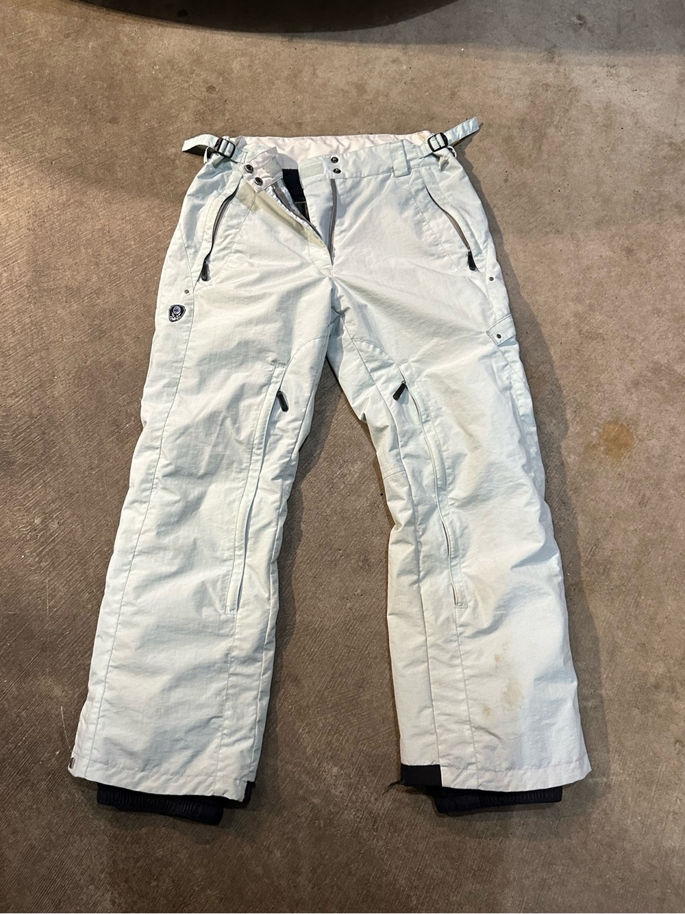 Vintage Columbia Convert women’s Light Gray Snow/Ski Pants - Snow Trousers